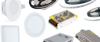 LED светильника, ленты, блоки питания, контроллеры